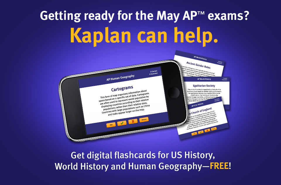 Getting ready for the May AP exams? Kaplan can help