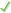 checkmark