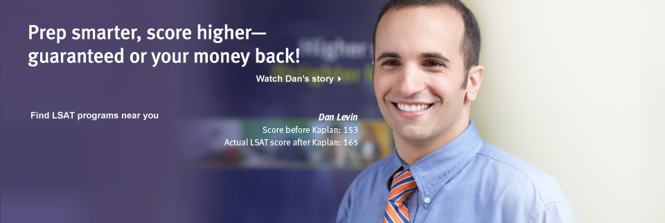 Guaranteed LSAT Results with Kaplan Test Prep