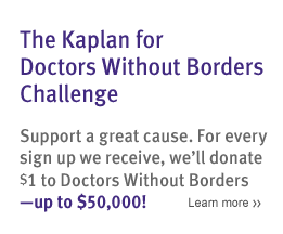 Enter the Kaplan for Doctors Without Borders Challenge
