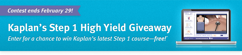 Kaplan's Step 1 High Yield Giveaway