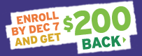 Get $200 back!