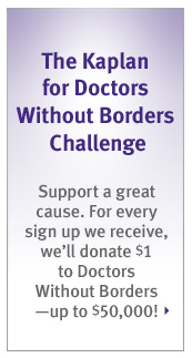 Enter the Kaplan for Doctors Without Borders Challenge
