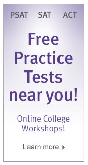 Free Practice Tests near you! Online College Workshops!