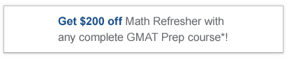 Get $200 off Math Refresher