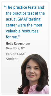 Kaplan GMAT Preparation Student Testimonial 2