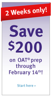 Save $200 on OAT prep in February.