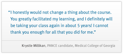 PANCE testimony