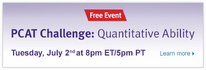 PCAT Challenge: Quantitative Ability