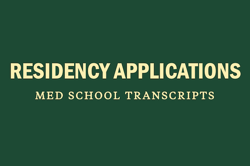 residency-applications-medical-school-transcripts