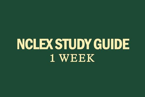 week before the nclex