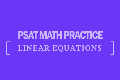 psat-math-practice-questions-linear-equations