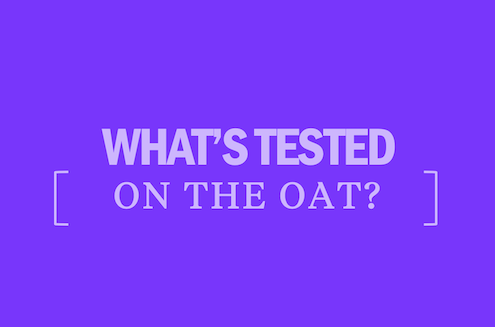 what is on the oat exam test