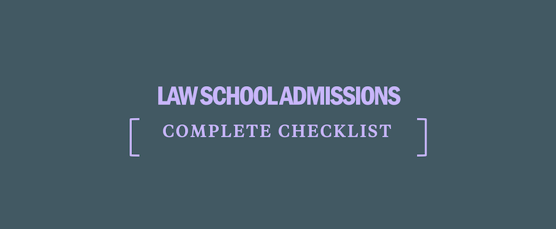 law school admissions a comprehensive checklist kaplan bar admission letter of recommendation