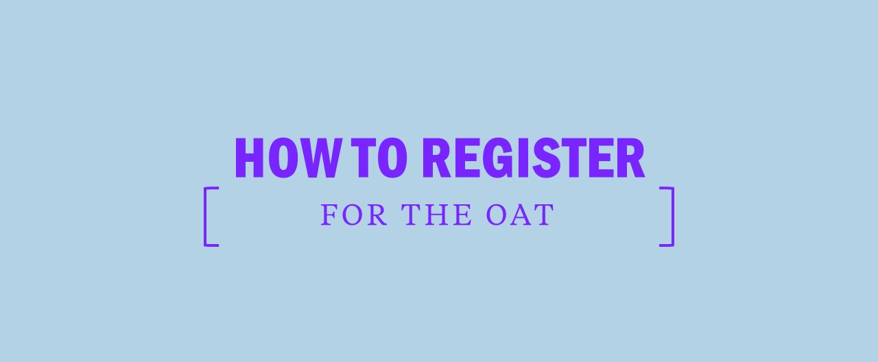 How to register for the optometry admissions test