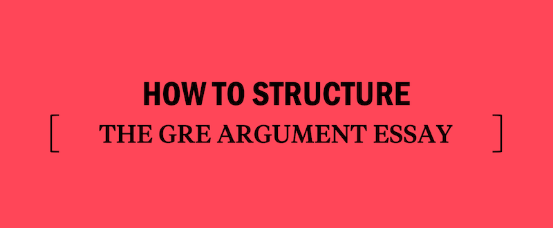 what is argument essay in gre