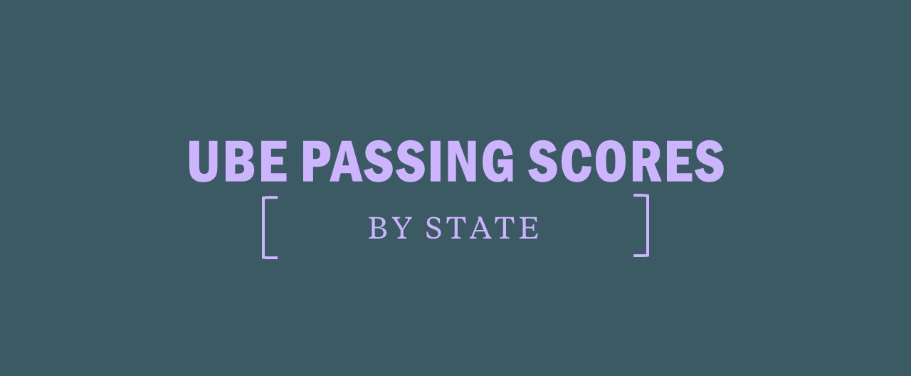 Uniform Bar Exam Passing Scores by State