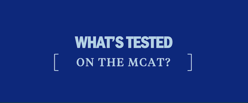 What's Tested on the MCAT (2022)?