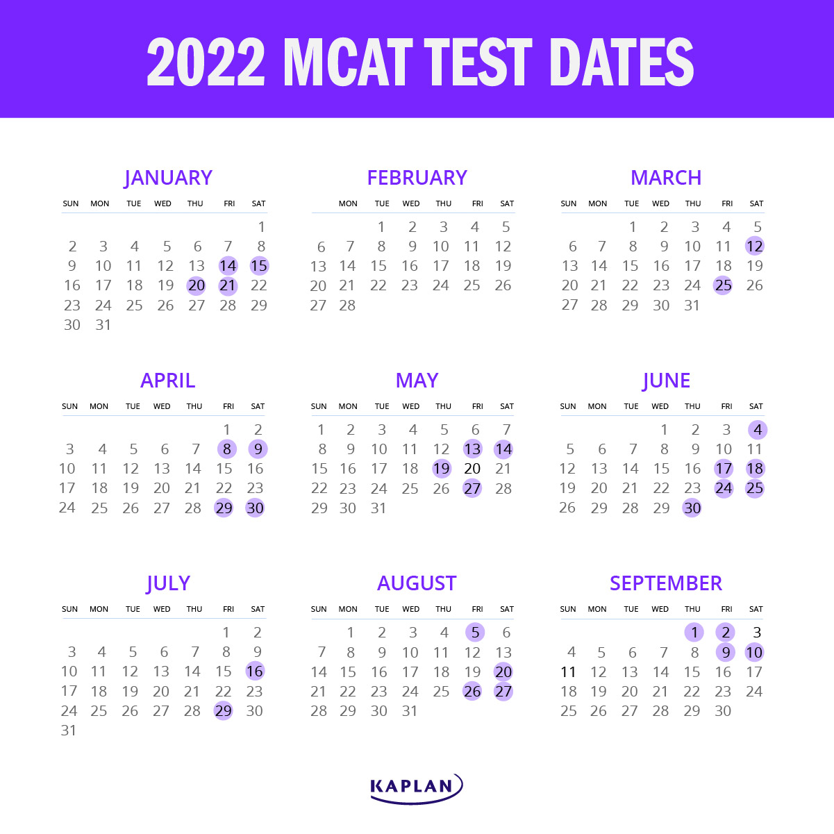 Mcat Schedule 2022 When Should I Take The Mcat In 2022? – Kaplan Test Prep