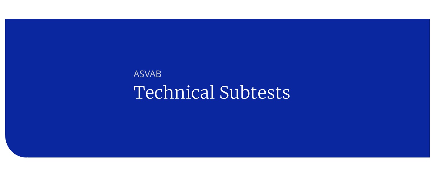 ASVAB technical subtests article image
