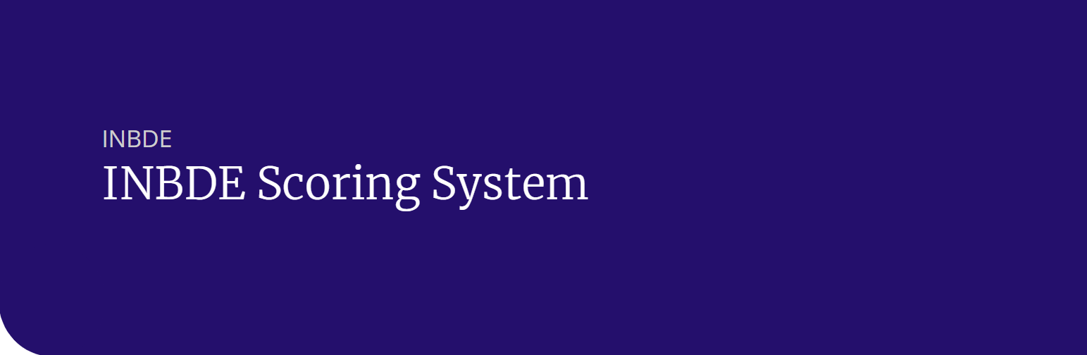 INBDE Scoring System INBDE Scoring System
