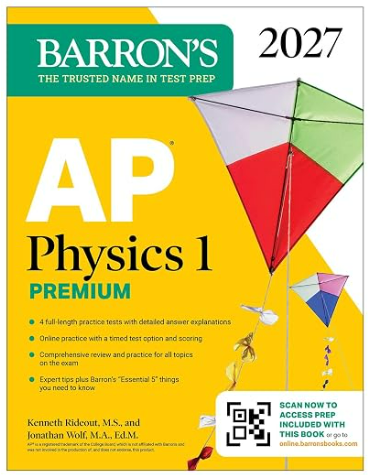 Barron's AP Physics 1 Book 2027