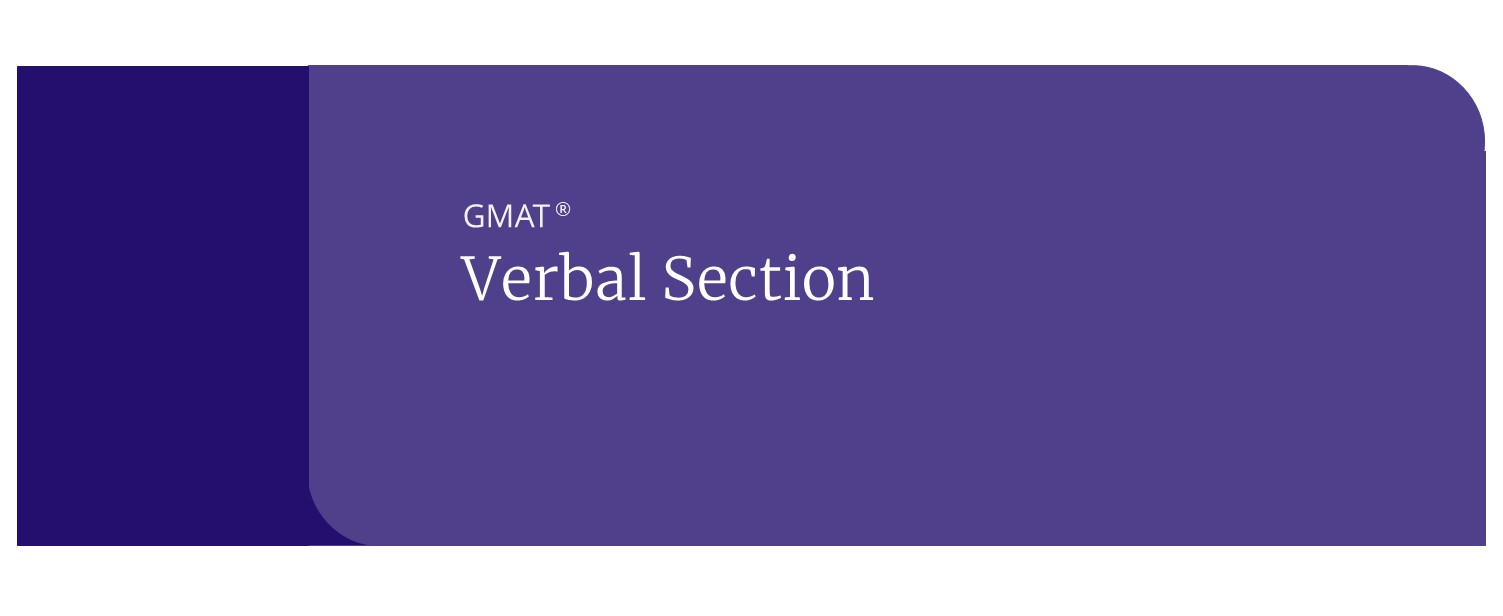 what is tested on the gmat verbal section